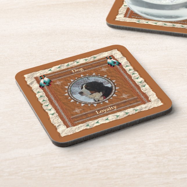 Dog  Loyalty Energy  Coaster (Left Side)