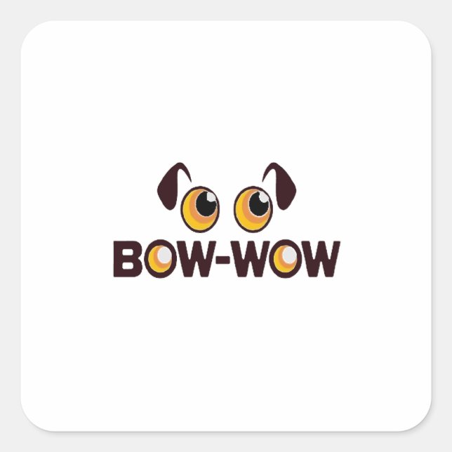 Dog Loyalty Square Sticker (Front)