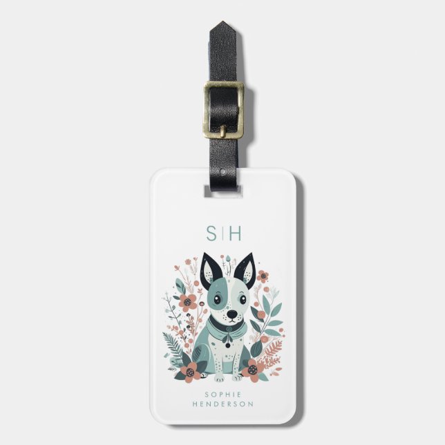 Dog Luggage Tag (Front Vertical)