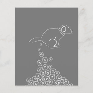 dog making dogecoins