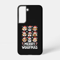 Dog Mama Christmas Merry Woofmas Dog Lover 