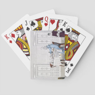 Dog Mania, plate 106 from 'Le Bon Genre, 1818 (col Playing Cards