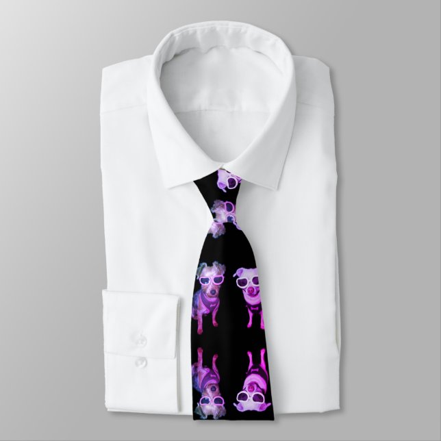 Dog Man's best friend Tie (Tied)