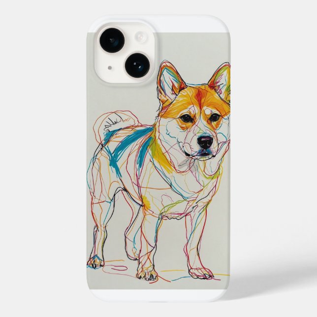 Dog,many colours Case-Mate iPhone case (Back)