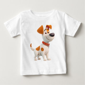 Dog Mascot – Cute Cartoon Puppy Kids  Baby T-Shirt