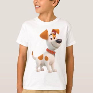 Dog Mascot – Cute Cartoon Puppy Kids  T-Shirt