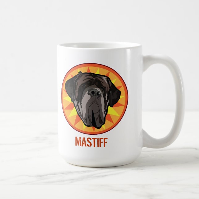 Dog Mastiff Coffee Mug (Right)
