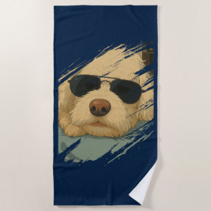 Dog Max Beach Towel