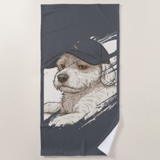 Dog Max Beach Towel