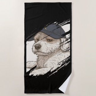 Dog Max Beach Towel