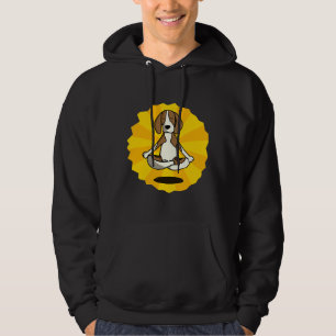 Dog Meditation Yoga Beagle Labrador Husky Sheperd Hoodie
