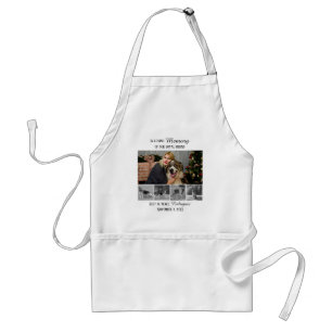 Dog Memorial 5 Photo Collage Pet Tribute Standard Apron