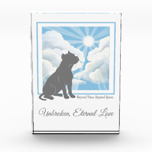 Dog Memorial Acrylic Photo Block - Sighthound