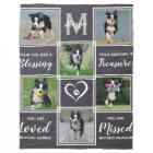 Dog Memorial Gift- Pet Loss Monogram Dog Keepsake