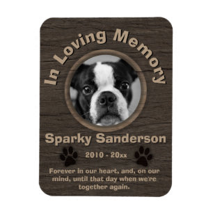 Dog Memorial Magnet