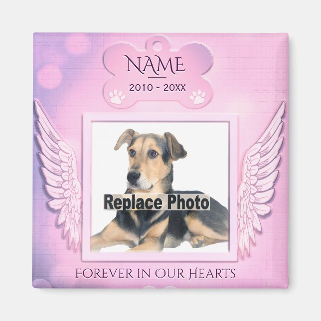 Dog Memorial Magnet (Front)