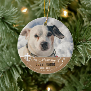 Dog Memorial Ornaments - Pet Memory Gifts