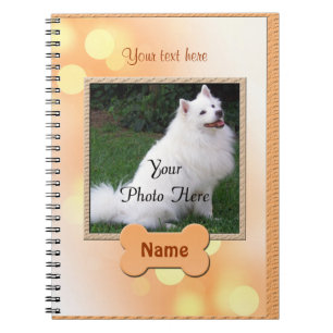 Dog Memorial Personalised Notebook