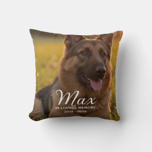 Dog Memorial Pet Loss Cushion