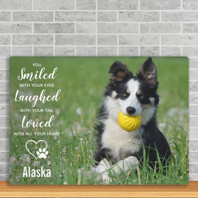 Dog Memorial Pet Loss Gift- Pet Sympathy Keepsake Plaque (Creator Uploaded)