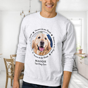 Dog Memorial Pet Loss Keepsake Custom Photo  T-Shi Sweatshirt