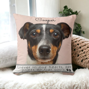 Dog Memorial- Pet Loss Keepsake - Dog Remembrance Cushion