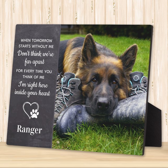Dog Memorial- Pet Loss Keepsake - Dog Remembrance Plaque (Creator Uploaded)
