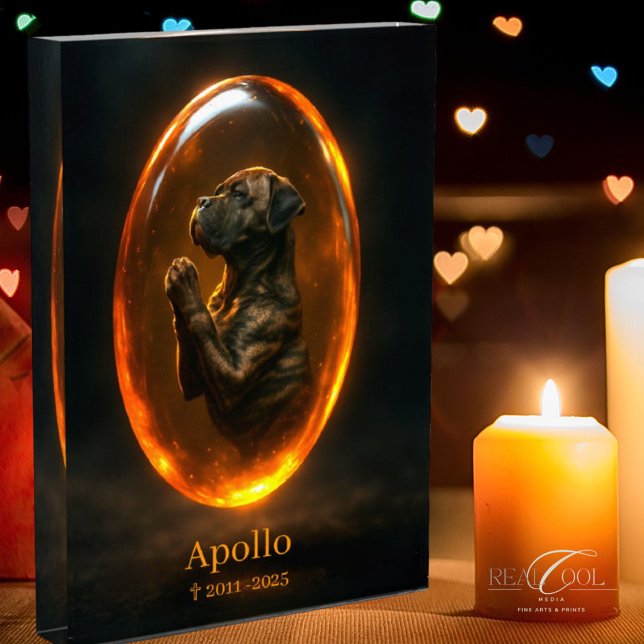 Dog Memorial  Photo Block - Cane Corso  (Creator Uploaded)