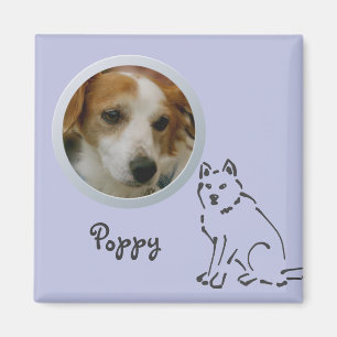 Dog Memory Add a Photo Magnet