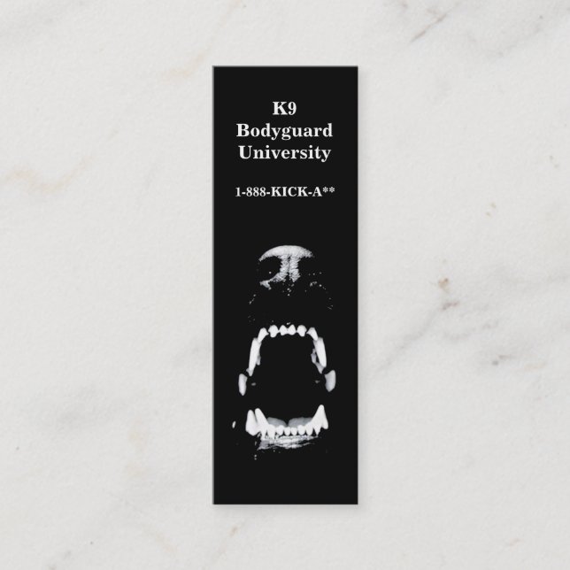 Dog Mini Business Card (Front)