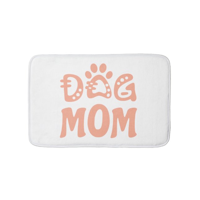Dog Mom Bath Mat (Front)