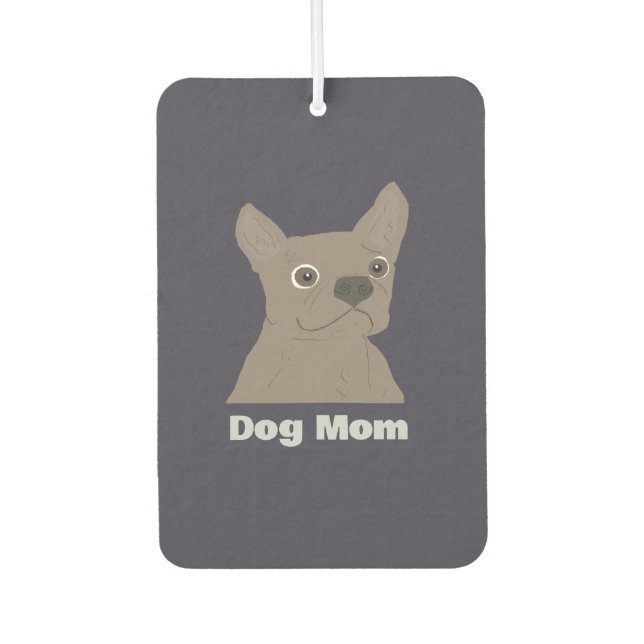 Dog Mom Car Air Freshener (Front)