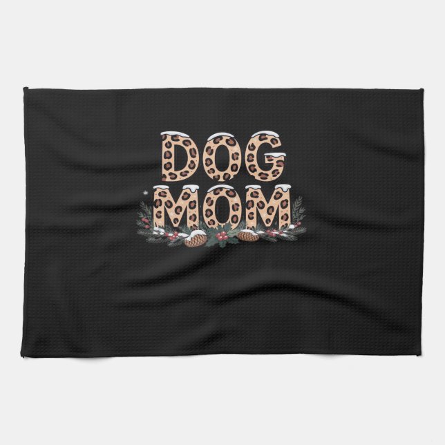 dog mom Classic T-Shirt Tea Towel (Horizontal)