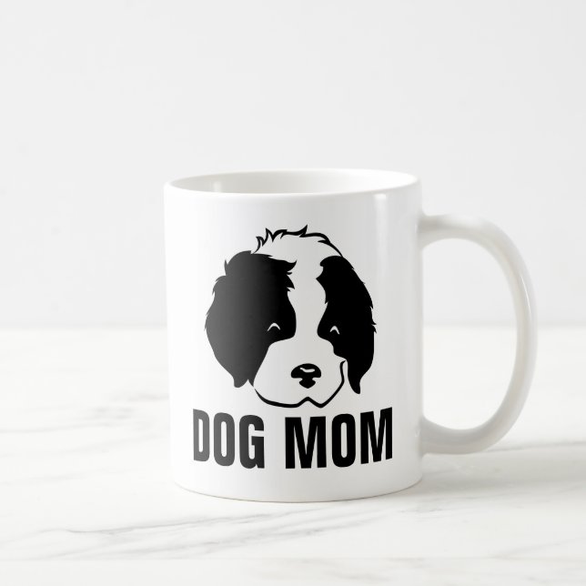 DOG MOM Coffee Mugs (Right)