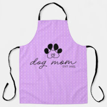 dog mom customizable apron