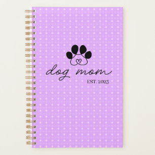 dog mom customizable notebook planner