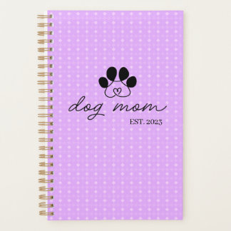 dog mom customizable notebook planner