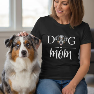 Dog Mom Cute Australian Shepherd T-Shirt
