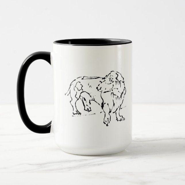 Dog Mom Dachshund Mug – Personalized Dog (Left)