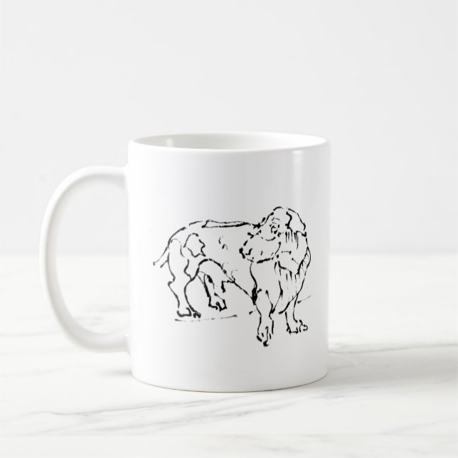 Dog Mom Dachshund Mug – Personalized Dog (Left)