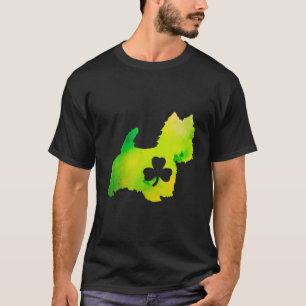 Dog Mom Dog Lover St. Patrick's Day Westie Mom Men T-Shirt