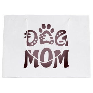 Dog Mom Large Gift Bag