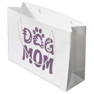 Dog Mom Large Gift Bag