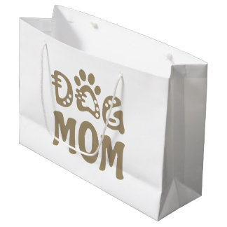 Dog Mom Large Gift Bag