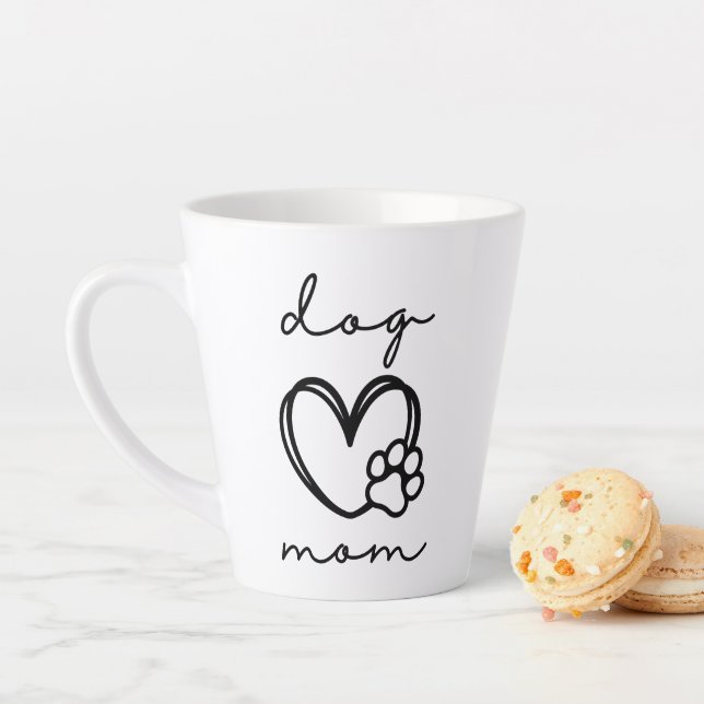 DOG MOM LATTE MUG (In Situ)
