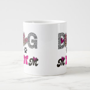 Dog Mom Leopard Heart Mug -Mom Lover Gift 