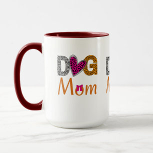 Dog Mom Leopard Print/Trending Dog Lover Gift Mug