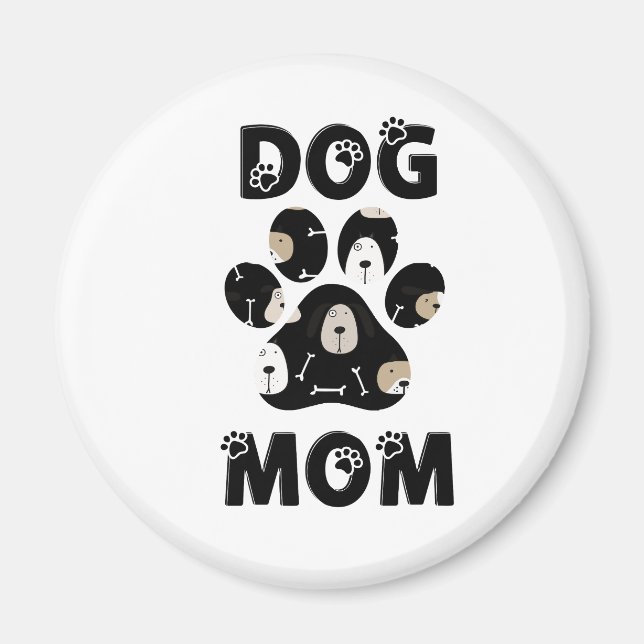 Dog Mom Magnet (Front)