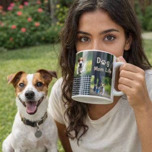 Dog Mom Mode ON Modern Pet Lover Design Coffee Mug