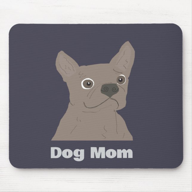 Dog Mom Mouse Pad (Front)